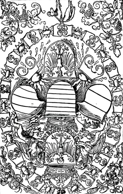 Los Cinco Escudos Imperiales, 1515-1906 de Albrecht Dürer