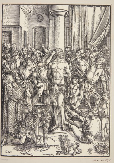 La flagelación de Albrecht Dürer