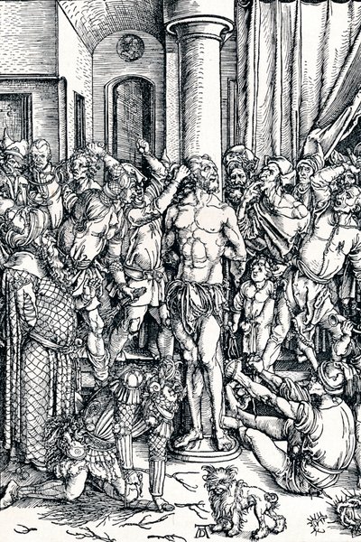 La Flagelación de Cristo, 1498 1906 de Albrecht Dürer