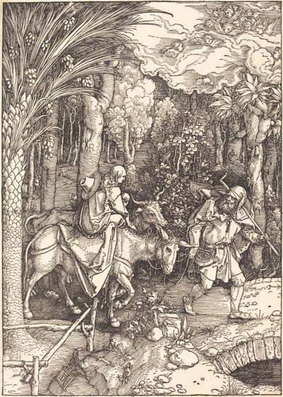 La huida a Egipto de Albrecht Dürer