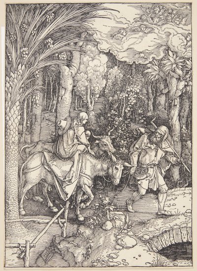 La huida a Egipto de Albrecht Dürer