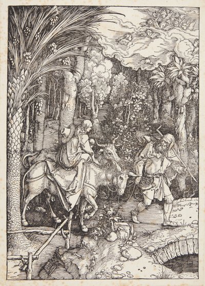 La huida a Egipto de Albrecht Dürer