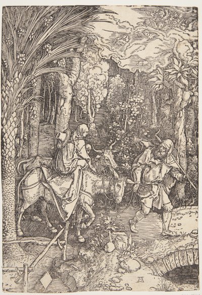 La huida a Egipto de Albrecht Dürer