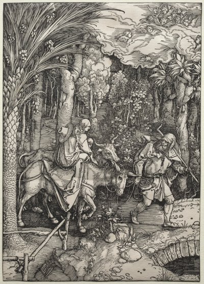La Huida a Egipto de Albrecht Dürer