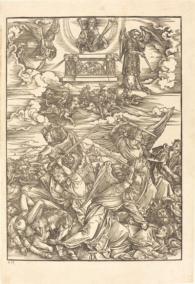 Los cuatro ángeles vengadores de Albrecht Dürer