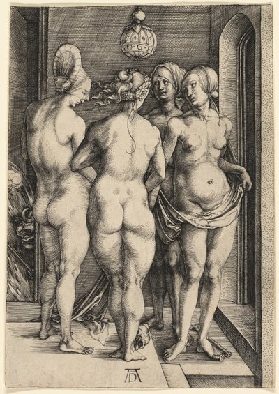 Las cuatro mujeres desnudas de Albrecht Dürer