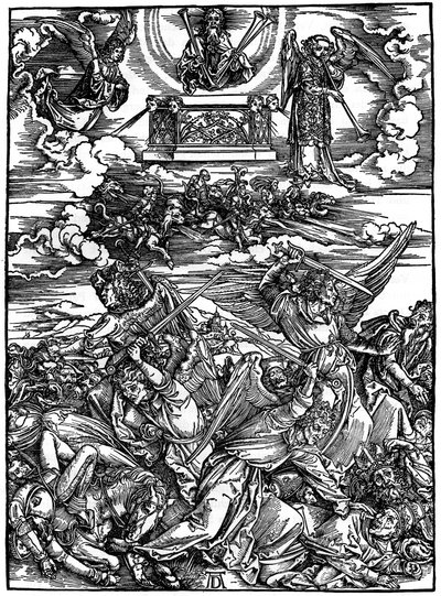 Los Cuatro Ángeles Vengadores de Albrecht Dürer
