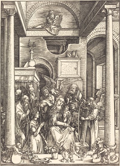 La glorificación de la Virgen de Albrecht Dürer