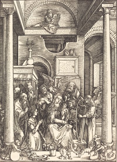 La glorificación de la Virgen de Albrecht Dürer