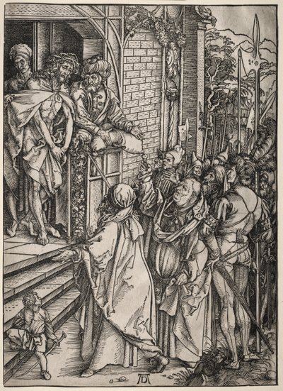La Gran Pasión: Cristo mostrado al pueblo de Albrecht Dürer