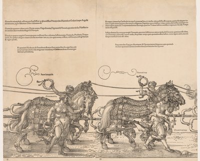 El gran carro triunfal del emperador Maximiliano de Albrecht Dürer