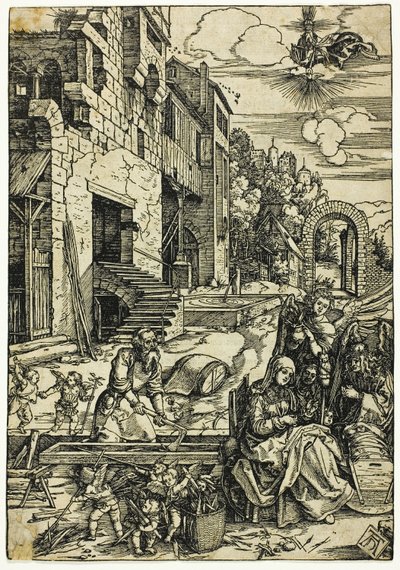 La Sagrada Familia en Egipto, de La Vida de la Virgen de Albrecht Dürer