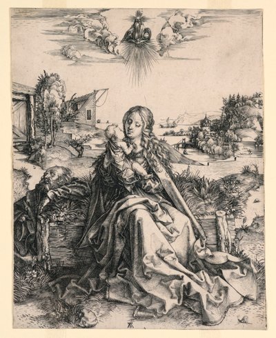 La Sagrada Familia con mariposa de Albrecht Dürer