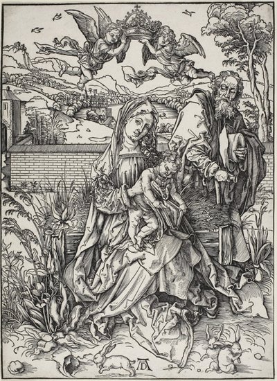 La Sagrada Familia con tres liebres de Albrecht Dürer