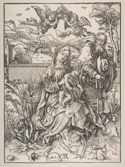 La Sagrada Familia con tres liebres de Albrecht Dürer