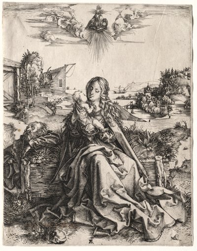 La Sagrada Familia con la mariposa de Albrecht Dürer