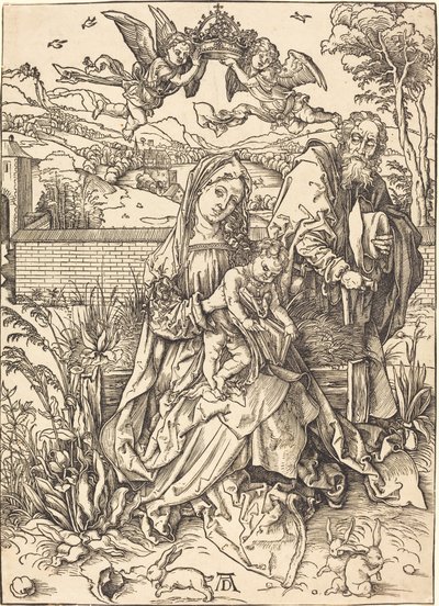 La Sagrada Familia con las tres liebres de Albrecht Dürer