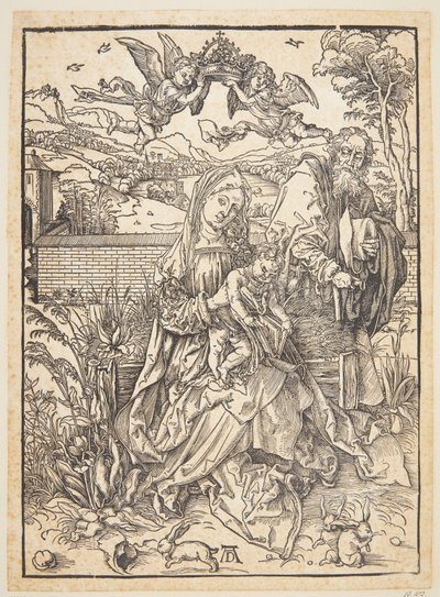 La Sagrada Familia con tres liebres de Albrecht Dürer