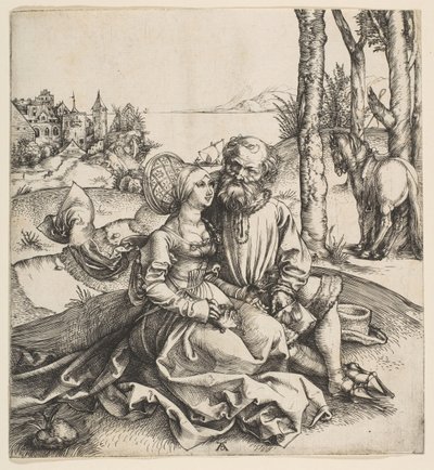 La Pareja Mal Avenidos, ca. 1495 de Albrecht Dürer