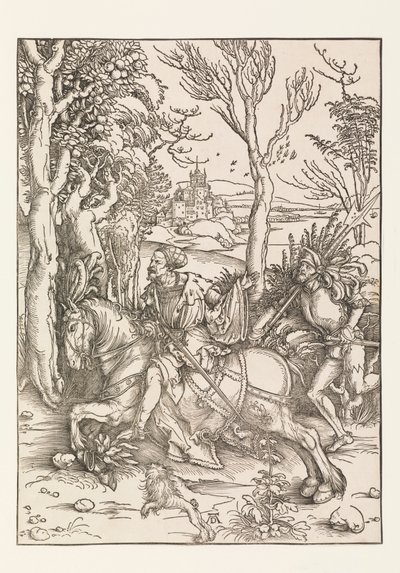 El caballero y el lansquenete de Albrecht Dürer