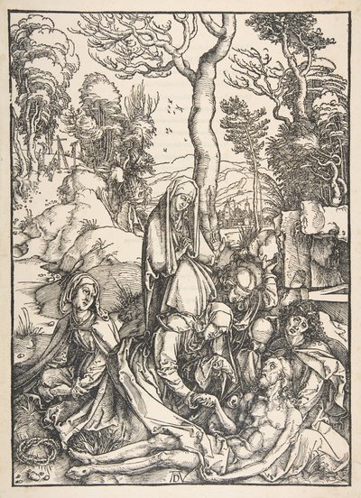El Llanto, de La Gran Pasión de Albrecht Dürer