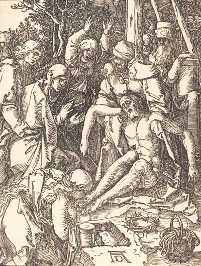 La Lamentación, probablemente c. 1509-1510 de Albrecht Dürer