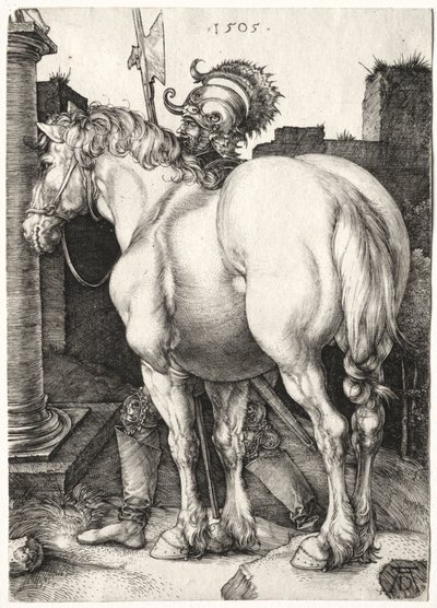 El caballo grande de Albrecht Dürer