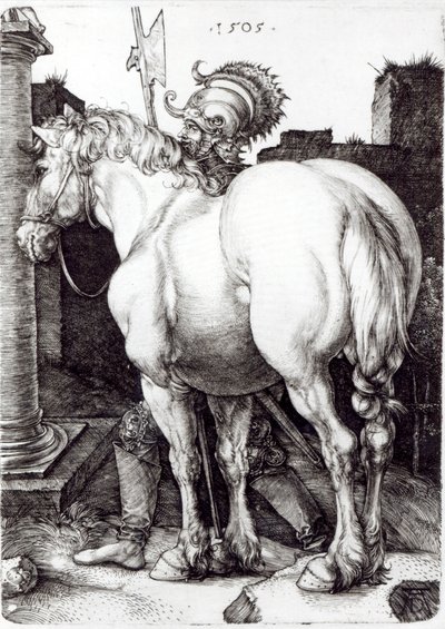 El gran caballo, 1509 de Albrecht Dürer