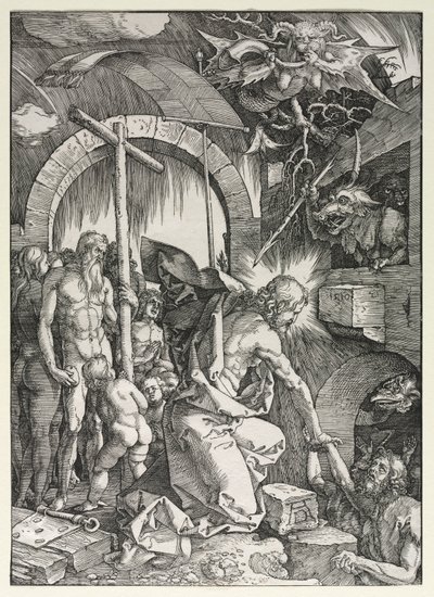 La Gran Pasión: Cristo descendiendo al Limbo, 1510 de Albrecht Dürer