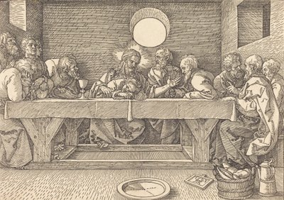 La última cena, 1523 de Albrecht Dürer