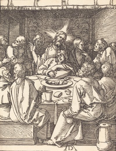 La Última Cena, probablemente c. 1509-1510 de Albrecht Dürer