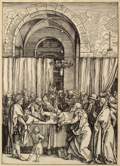 La vida de la Virgen: la ofrenda de Joaquín rechazada de Albrecht Dürer