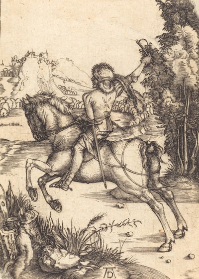 El pequeño mensajero, c. 1496 de Albrecht Dürer