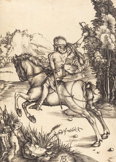 El pequeño mensajero, c. 1496 de Albrecht Dürer