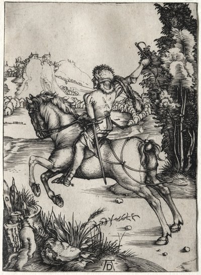 El pequeño mensajero, c. 1496 de Albrecht Dürer