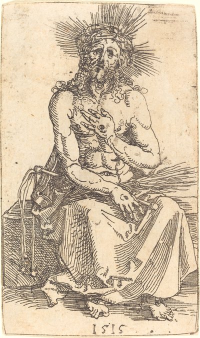 El Hombre de Dolores Sentado de Albrecht Dürer