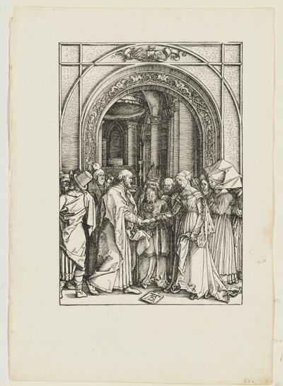 Los desposorios de la Virgen de Albrecht Dürer