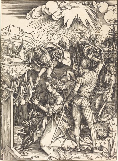 El martirio de Santa Catalina de Albrecht Dürer