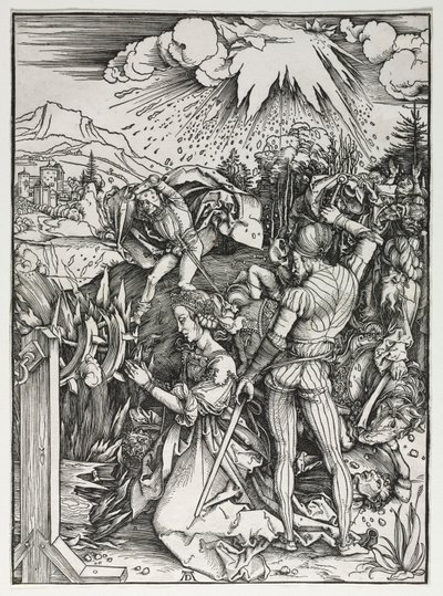 El martirio de Santa Catalina de Alejandría de Albrecht Dürer