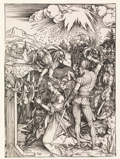 El Martirio de Santa Catalina de Albrecht Dürer