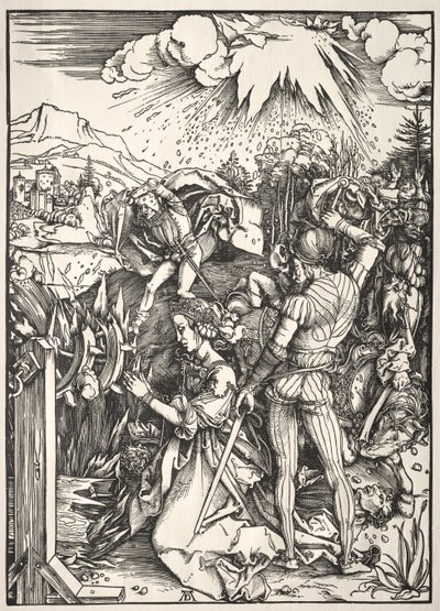 El Martirio de Santa Catalina de Albrecht Dürer