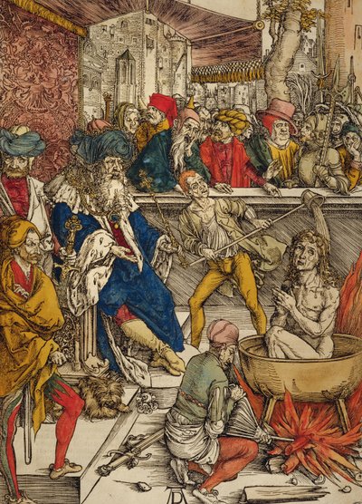 El martirio de San Juan, 1498 de Albrecht Dürer