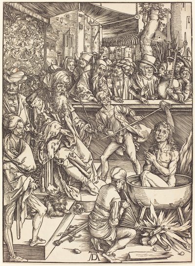 El martirio de San Juan Evangelista de Albrecht Dürer