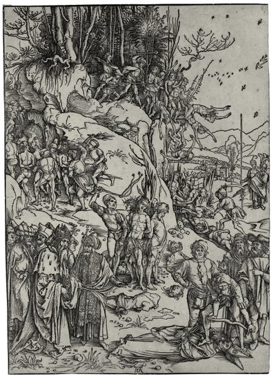 El martirio de los diez mil, 1497 de Albrecht Dürer