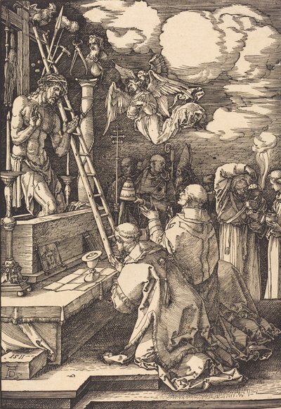La Misa de San Gregorio, 1511 de Albrecht Dürer
