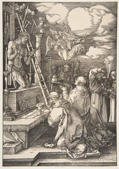 La misa de San Gregorio, 1511 de Albrecht Dürer