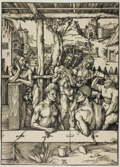 El baño de los hombres de Albrecht Dürer