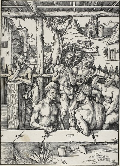 El baño de los hombres de Albrecht Dürer