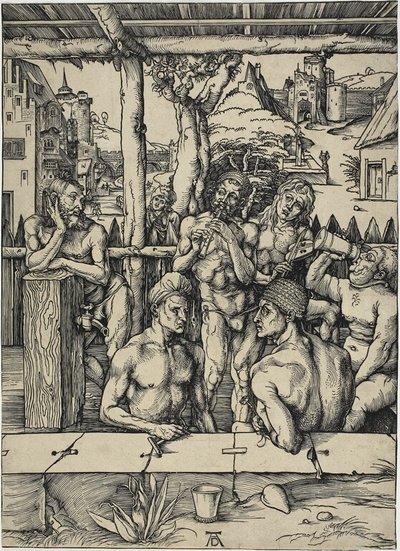 El baño de los hombres de Albrecht Dürer