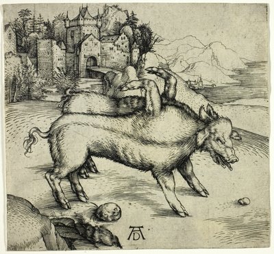 La monstruosa cerda de Landser de Albrecht Dürer